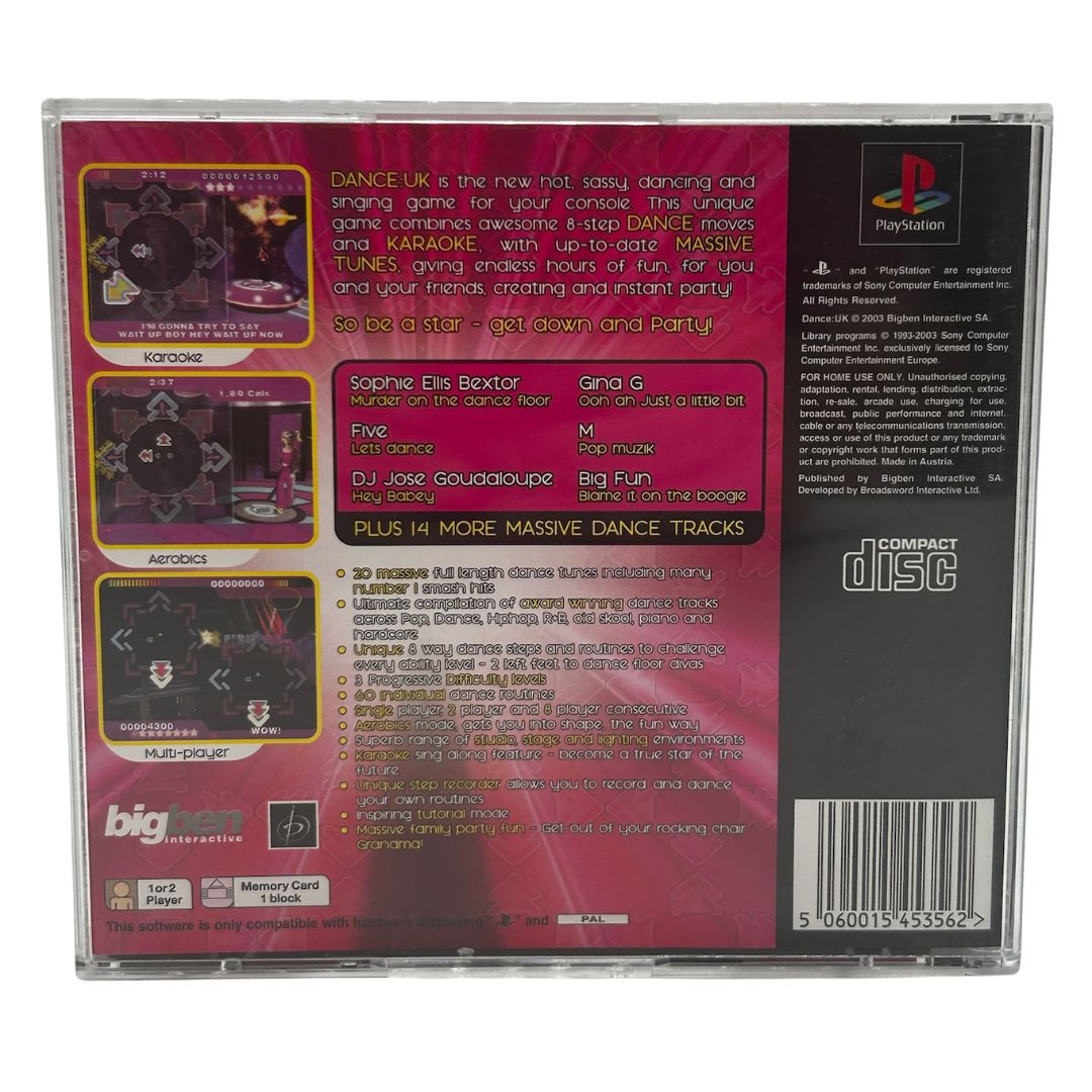 Dance UK PlayStation 1 Sony PS1 Complete PAL