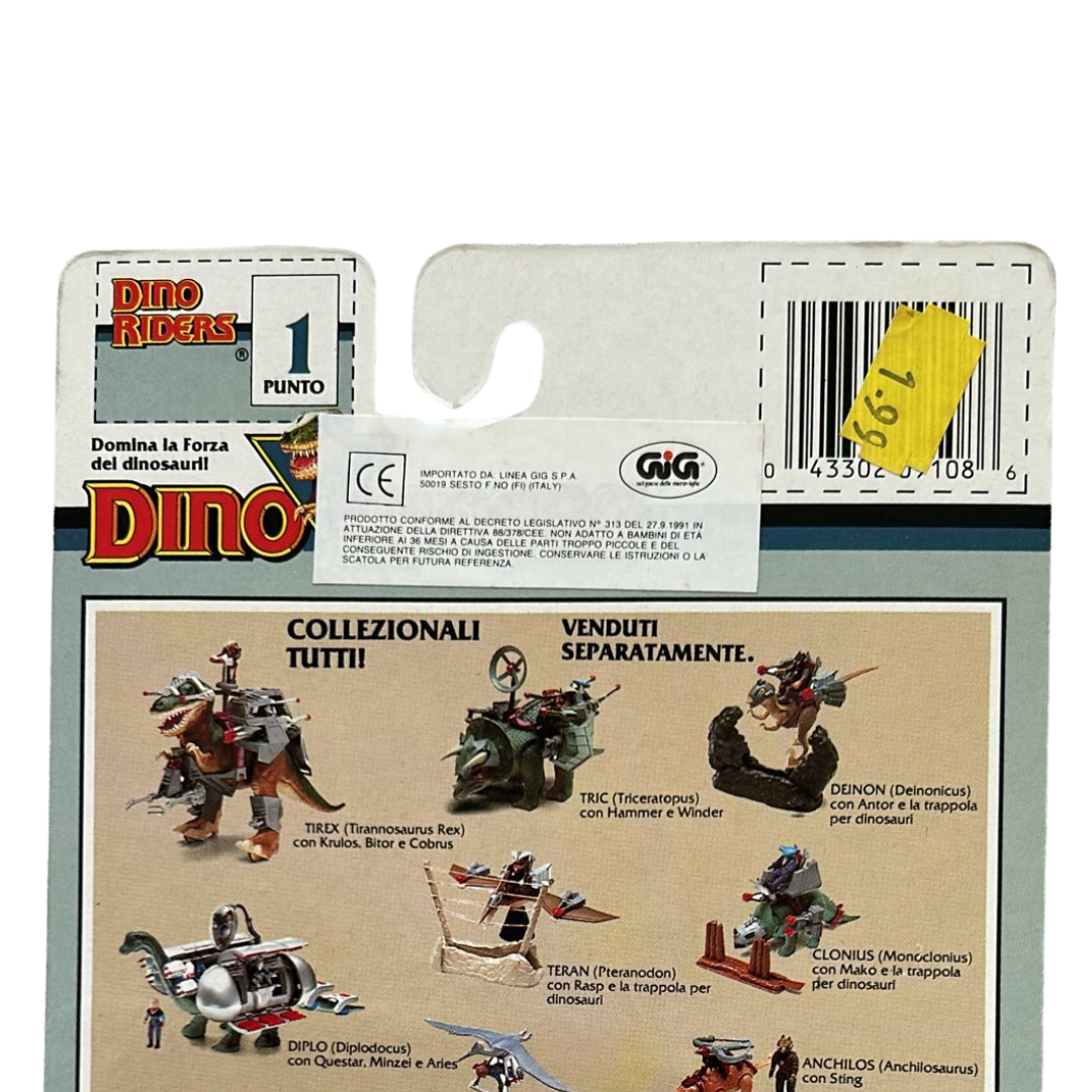 Dino Riders Poxx  and Neutrion MOC double pack sealed by Tyco