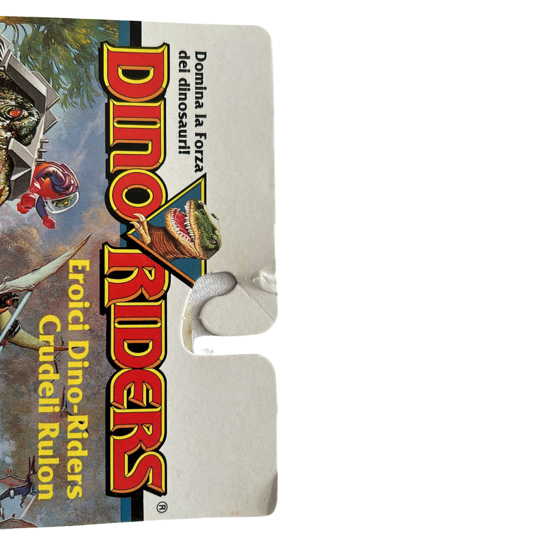 Dino Riders Ursus and Snarl & Ursus, Piton, Snarll Sealed MOC Italian card Tyco