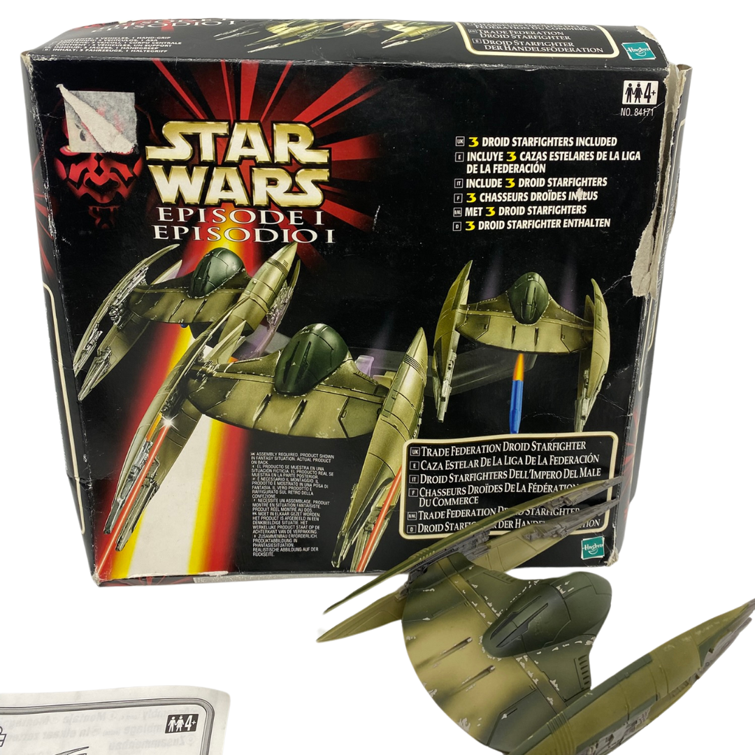 Star Wars 3 Droid Fighters with box Episode One