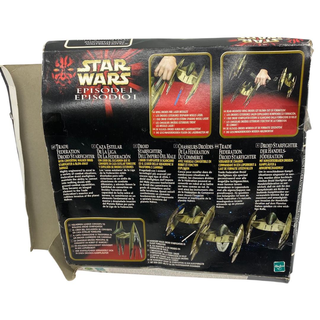 Star Wars 3 Droid Fighters with box Episode One