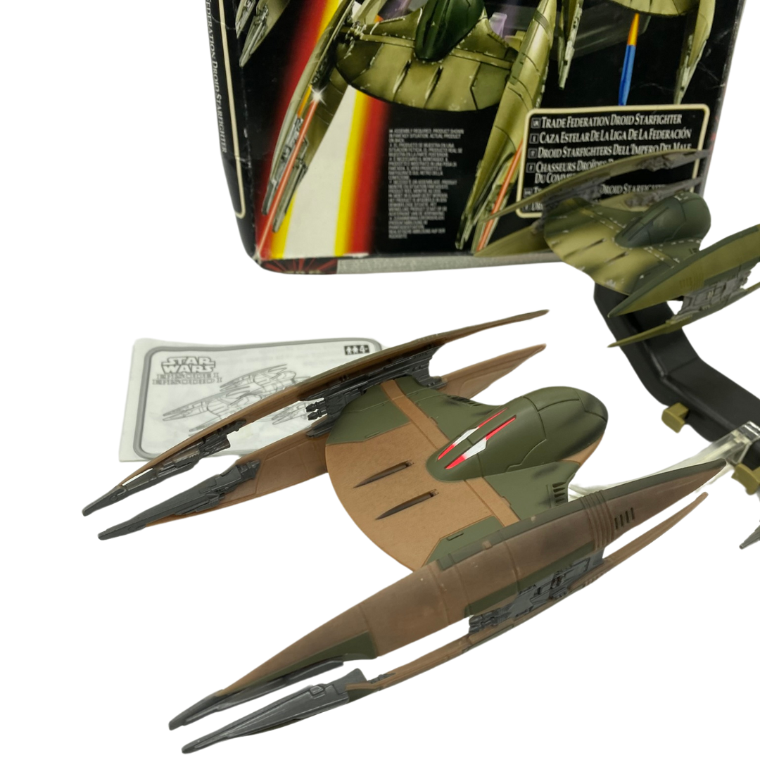 Star Wars 3 Droid Fighters with box Episode One