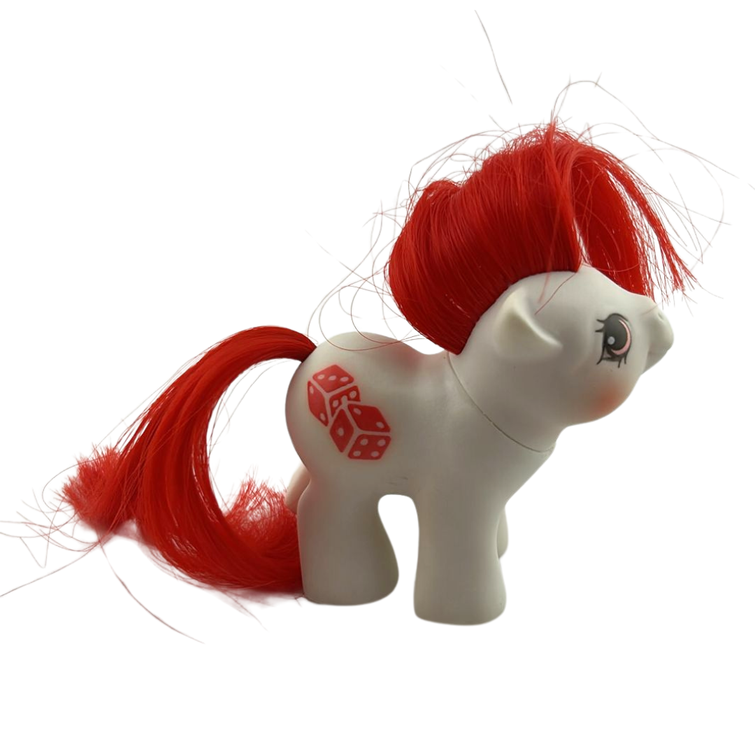 My Little Pony G1 Baby Fun N' Games UK exclusive UK Activity Club dice emblem 7