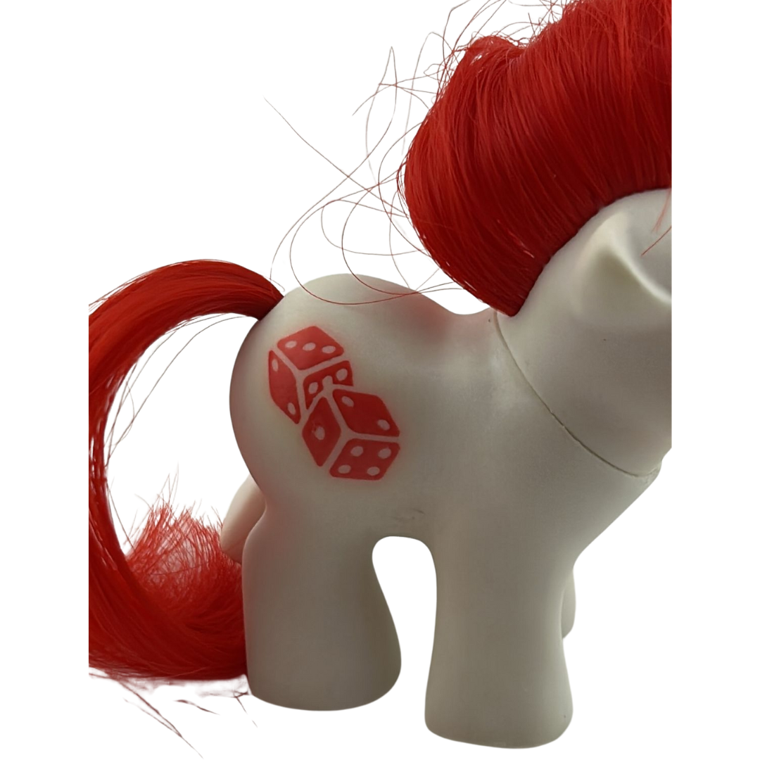 My Little Pony G1 Baby Fun N' Games UK exclusive UK Activity Club dice emblem 7