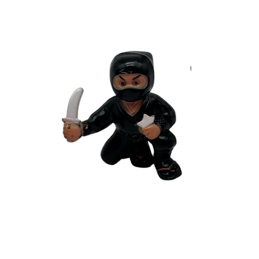 Gadget black Ninja mini figure with sword 429