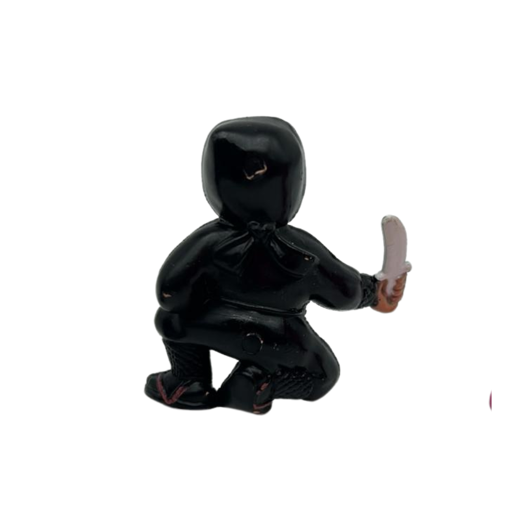 Gadget black Ninja mini figure with sword 429