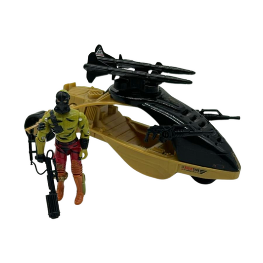 GI Joe, Action Force Darklons Evader vehicle and figure complete 368