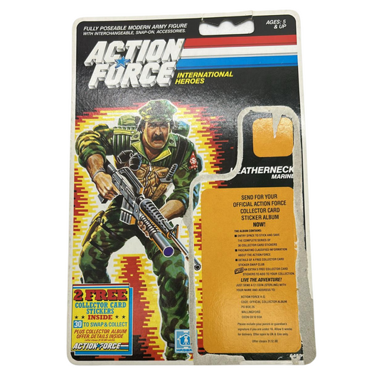 GI Joe, Action Force Leatherneck Action Force original cardback