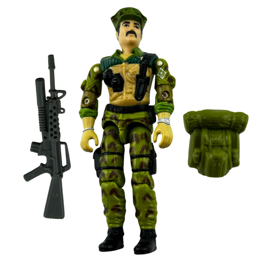GI Joe, Action Force Leatherneck figure complete vintage toy 827