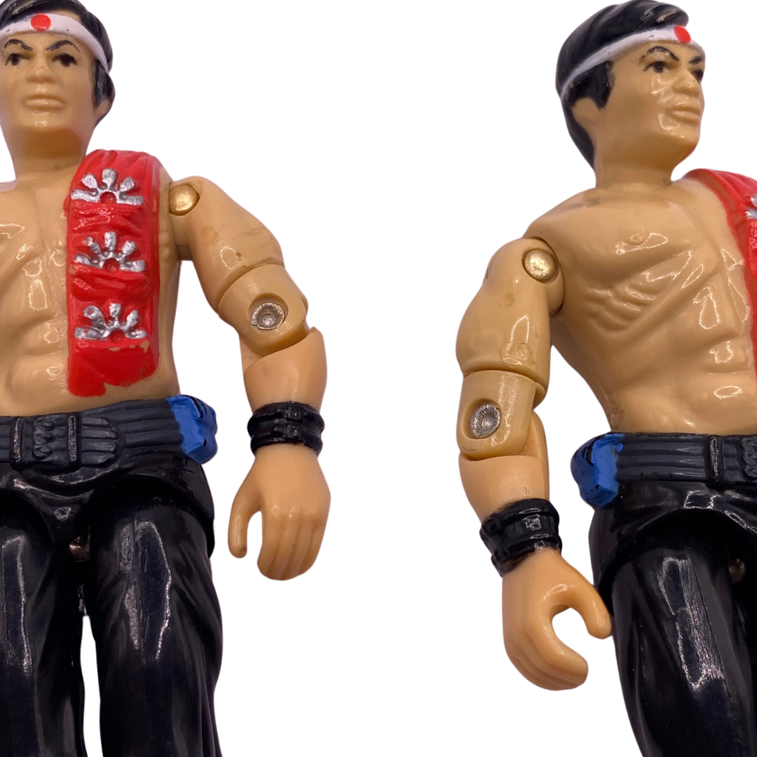 GI Joe, Action Force Quick Kick complete figure damaged crotch 843