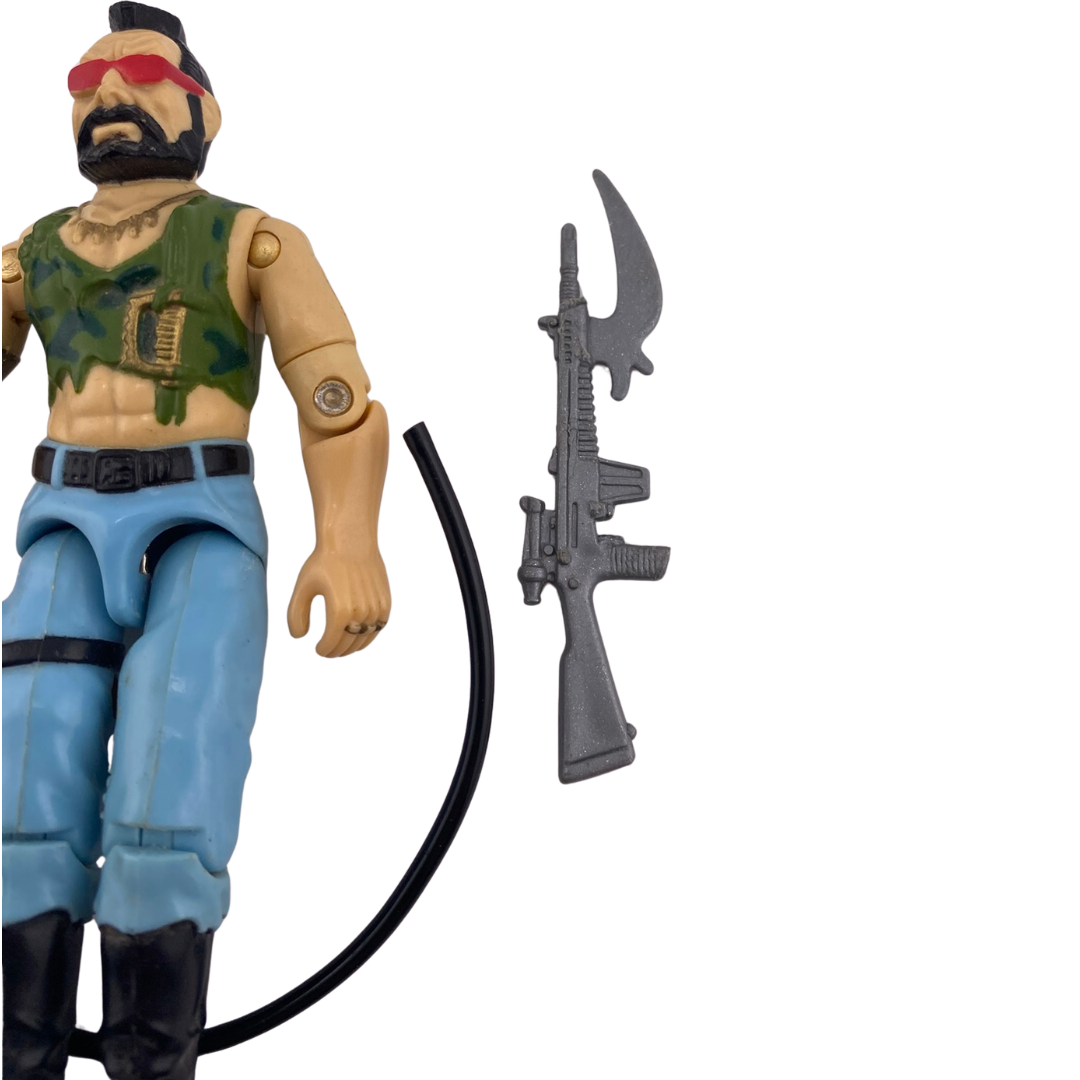 GI Joe, Action Force Ripper Dreadnok figure complete 373