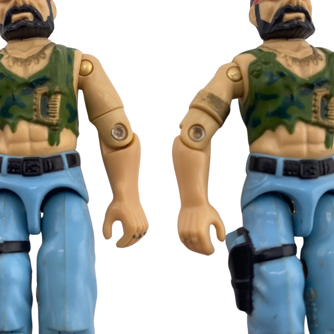 GI Joe, Action Force Ripper Dreadnok figure complete 373