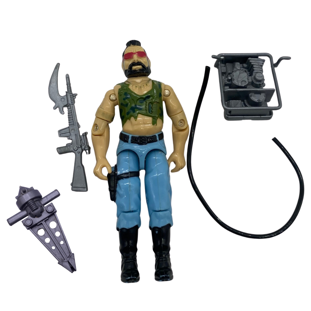 GI Joe, Action Force Ripper Dreadnok figure complete 50