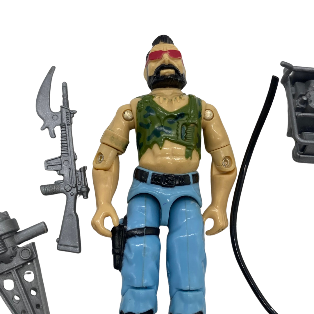 GI Joe, Action Force Ripper Dreadnok figure complete 50