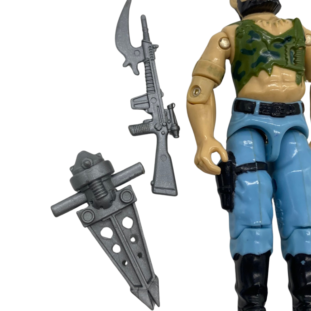GI Joe, Action Force Ripper Dreadnok figure complete 50
