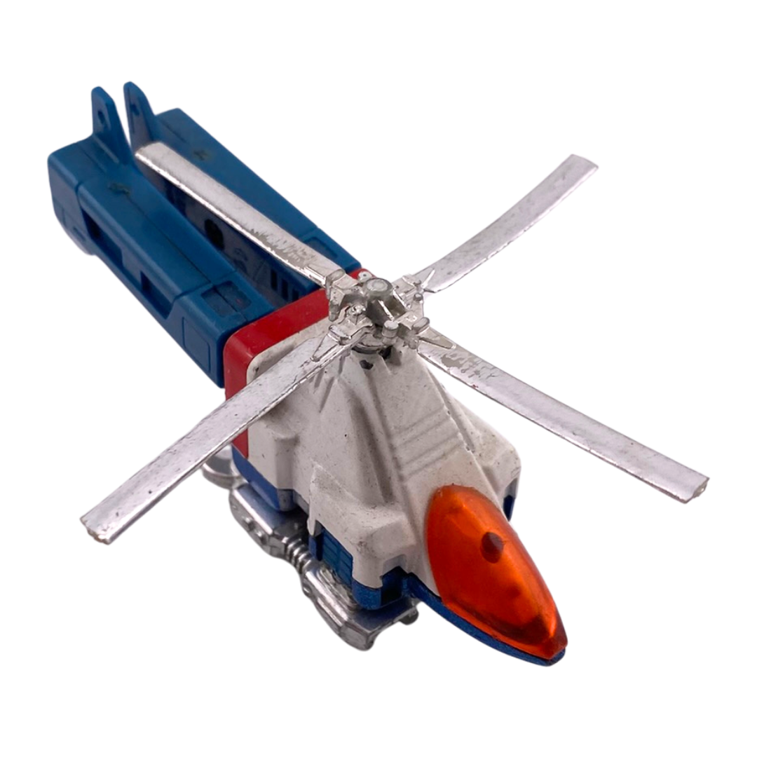 Gobots Cop-Tur Helicopter figure with rotorblades 491