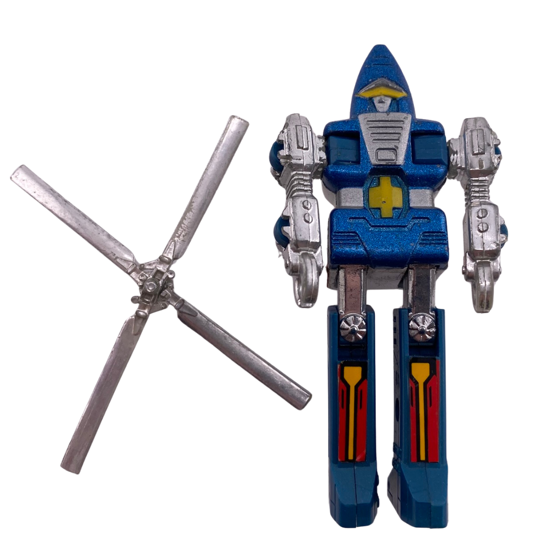 Gobots Cop-Tur Helicopter figure with rotorblades 491