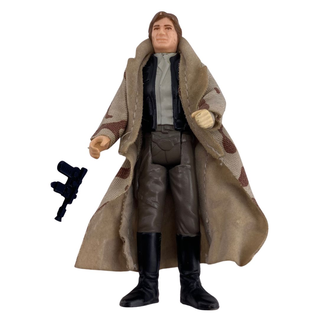 Vintage Star Wars Han Solo Trench Coat complete orig gun LFL 1984 no COO 484