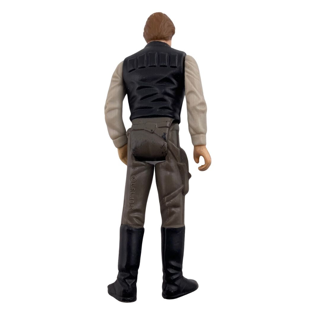 Vintage Star Wars Han Solo Trench Coat complete orig gun LFL 1984 no COO 484