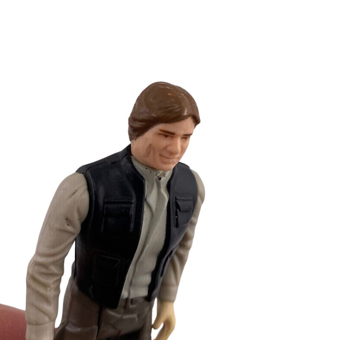 Vintage Star Wars Han Solo Trench Coat complete orig gun LFL 1984 no COO 484