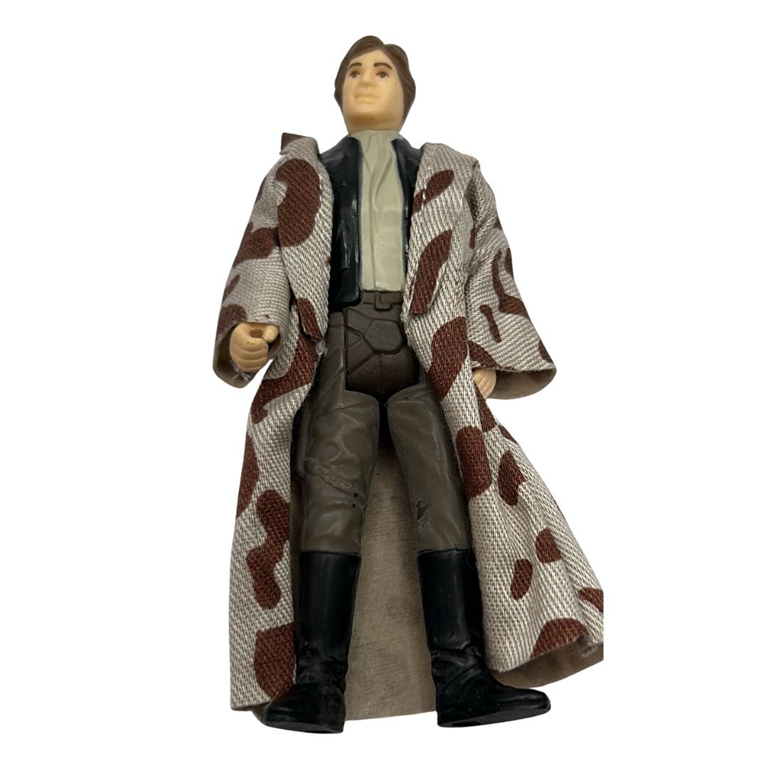 Vintage Star Wars Han Solo Trench Coat Endor complete LFL 1984  922