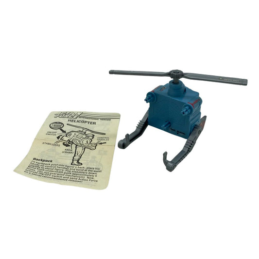 GI Joe, Action Force Helicopter Action Pack with instructions working 182
