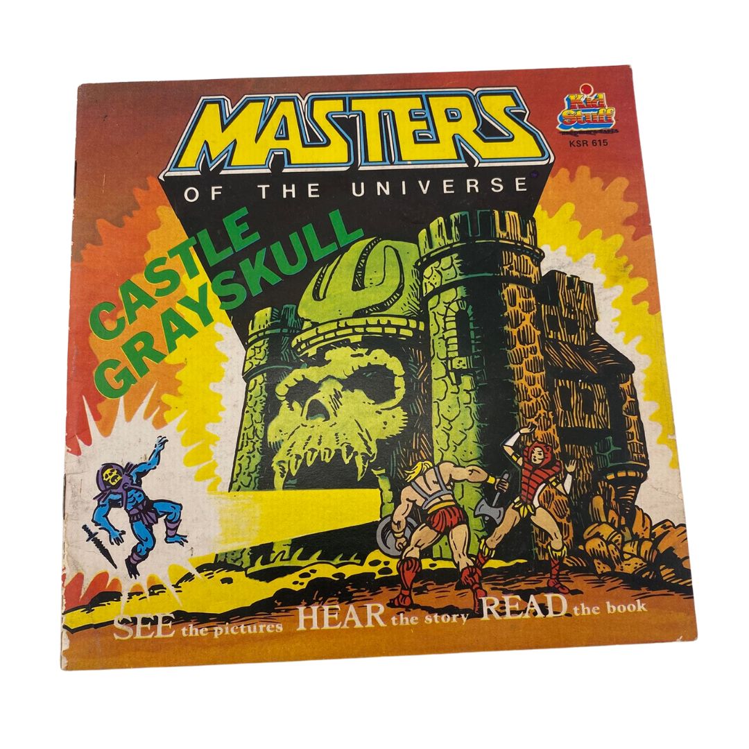 Masters Of The Universe He-Man Kids Stuff book Castle Grayskull 1983 read along