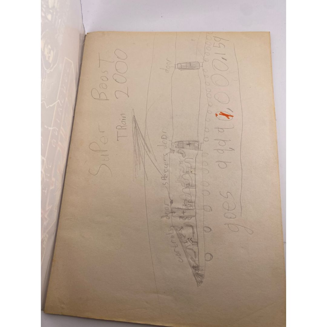 Masters Of The Universe He-Man sketch pad vintage by HCF