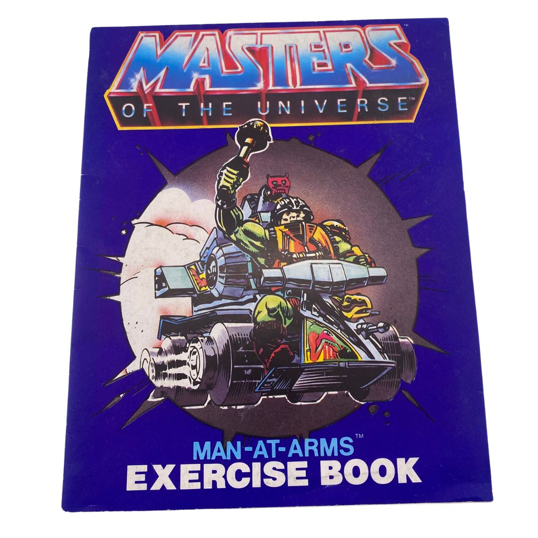 Masters Of The Universe He-Man MAN-AT-ARMS exercise book vintage by HCF
