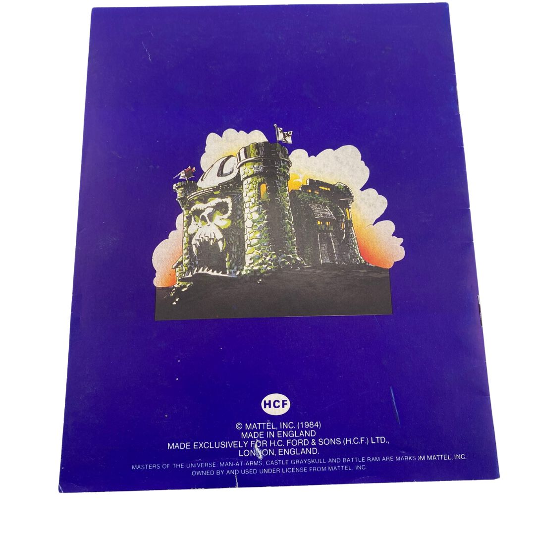 Masters Of The Universe He-Man MAN-AT-ARMS exercise book vintage by HCF