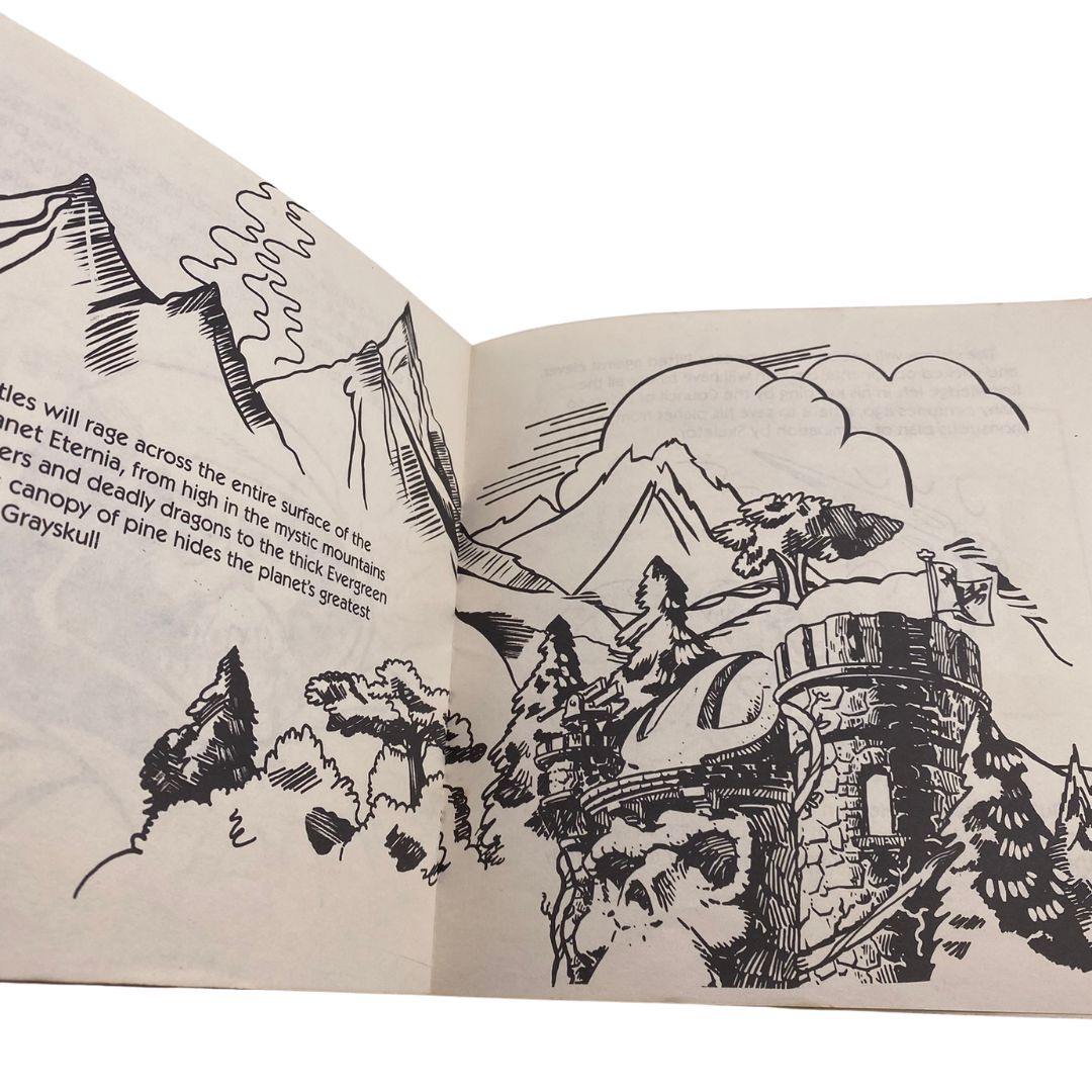 Masters Of The Universe He-Man Kids Stuff book Castle Grayskull 1983 read along
