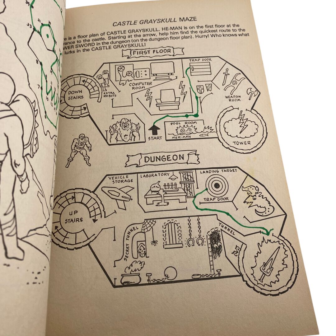 Masters Of The Universe He-Man Activity Book by World vintage