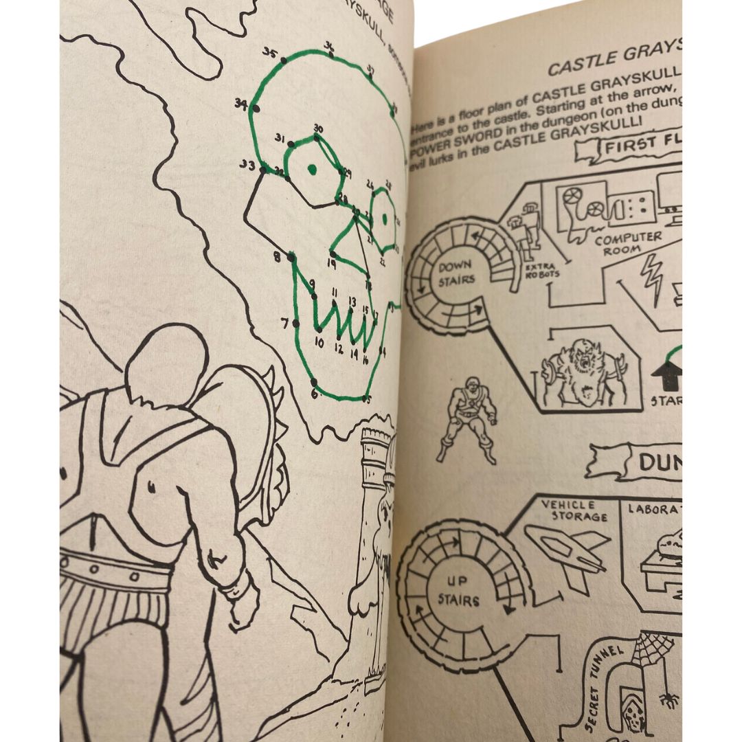 Masters Of The Universe He-Man Activity Book by World vintage