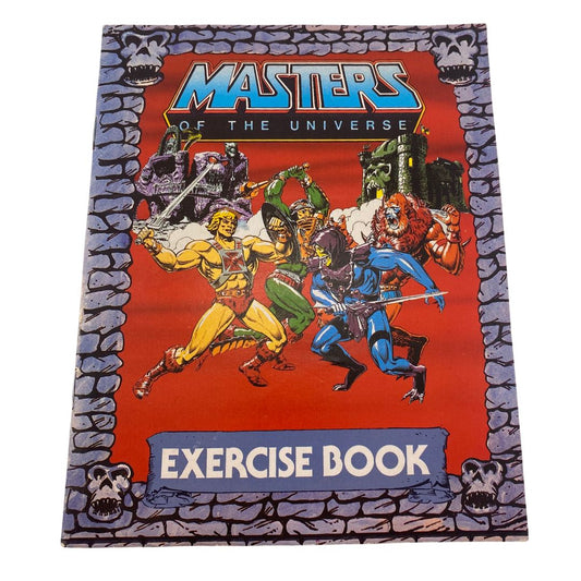 Masters Of The Universe He-Man exercise book 1985 by Copywrite