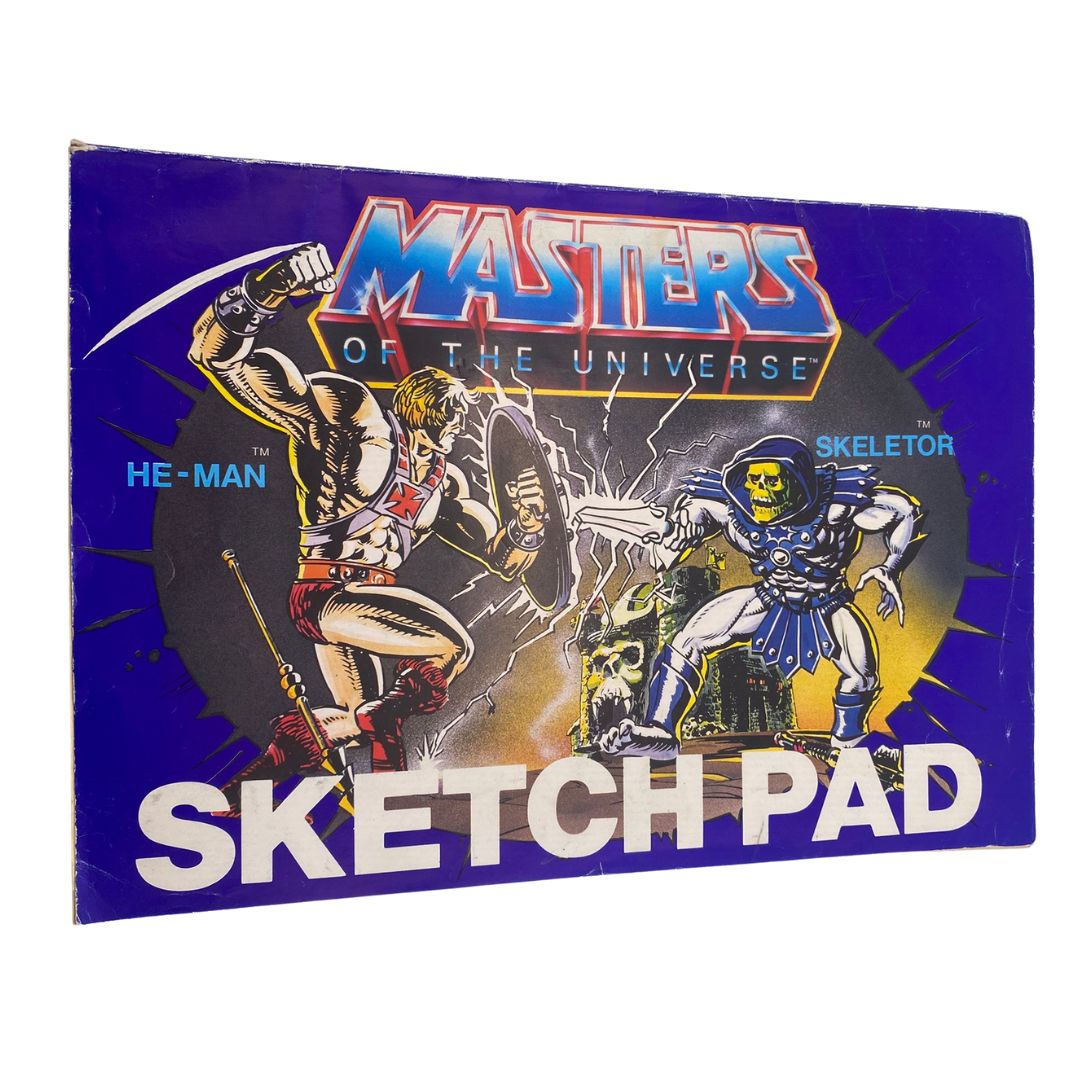 Masters Of The Universe He-Man sketch pad vintage by HCF
