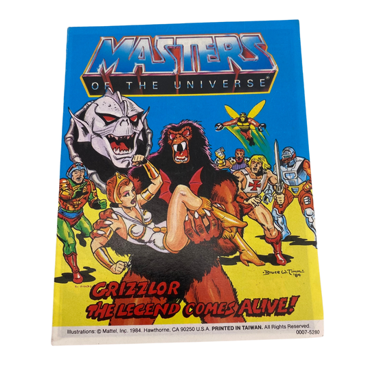 He-Man Masters Of The Universe vintage Grizzlor The Legend Comes Alive comic 320