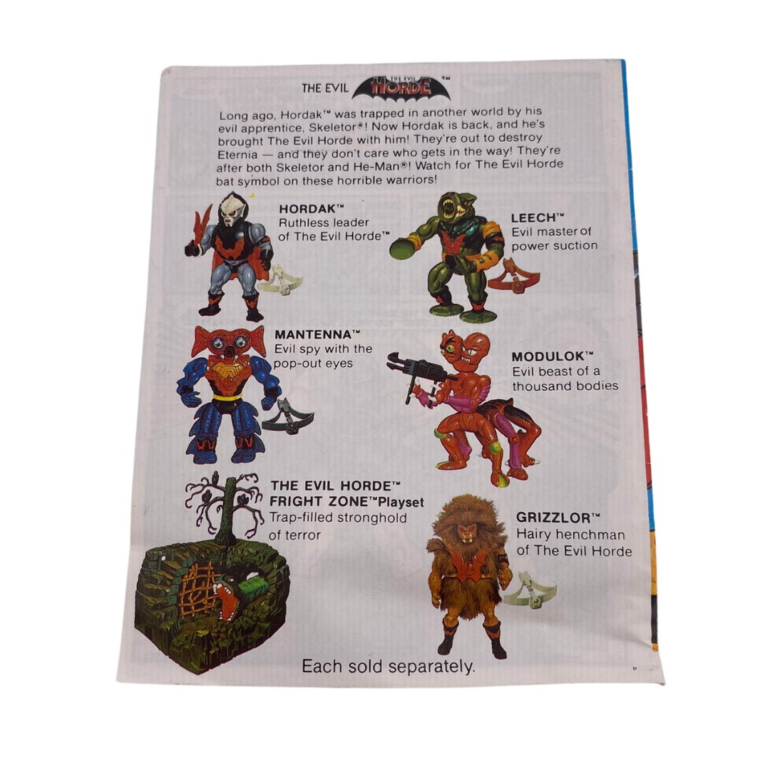 He-Man Masters Of The Universe vintage Modulok figure comic book MOTU 320