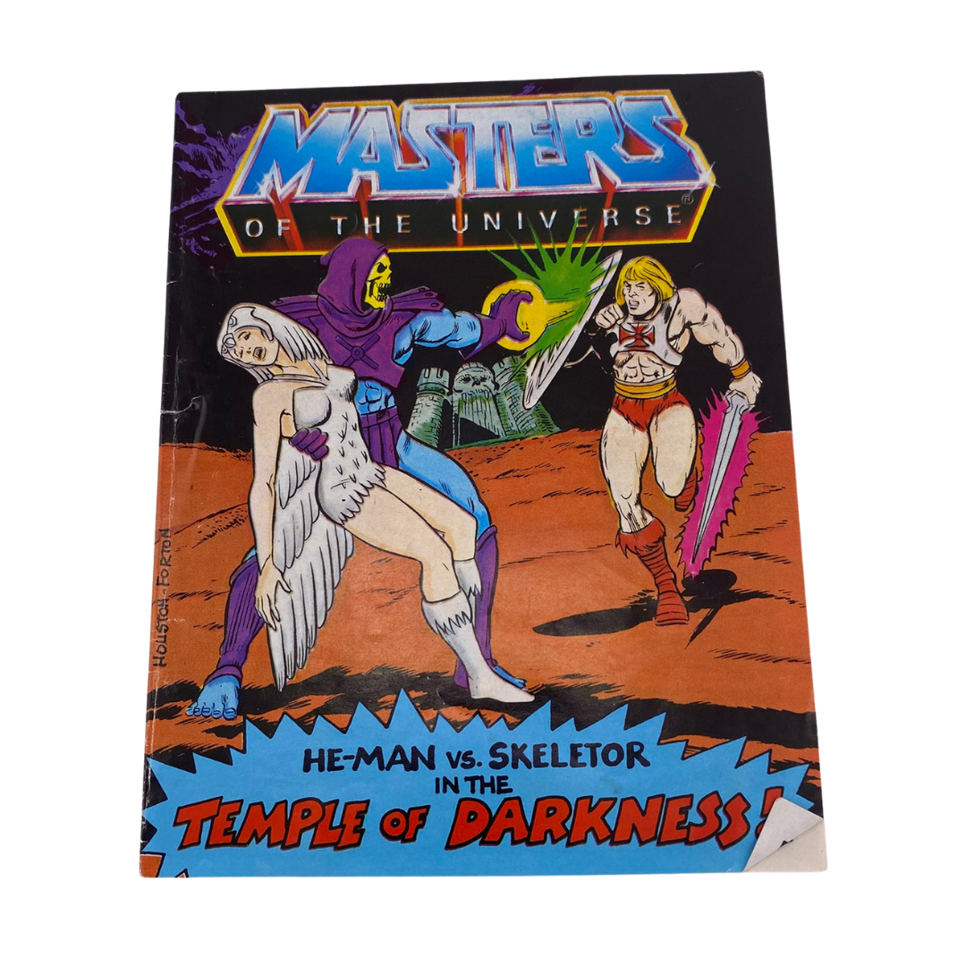 He-Man Masters Of The Universe Temple Of Darkness figure comic book MOTU 320