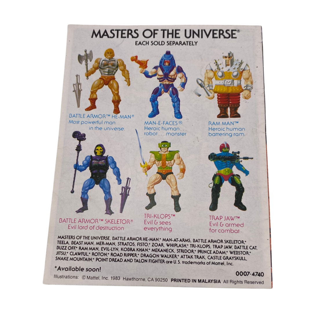 He-Man Masters Of The Universe Temple Of Darkness figure comic book MOTU 320