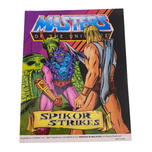 He-Man Masters Of The Universe vintage Spikor Strikes comic book MOTU 320