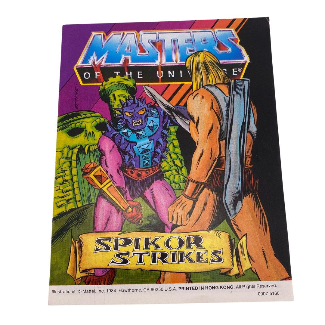 He-Man Masters Of The Universe Spikor Strikes comic for figure 356