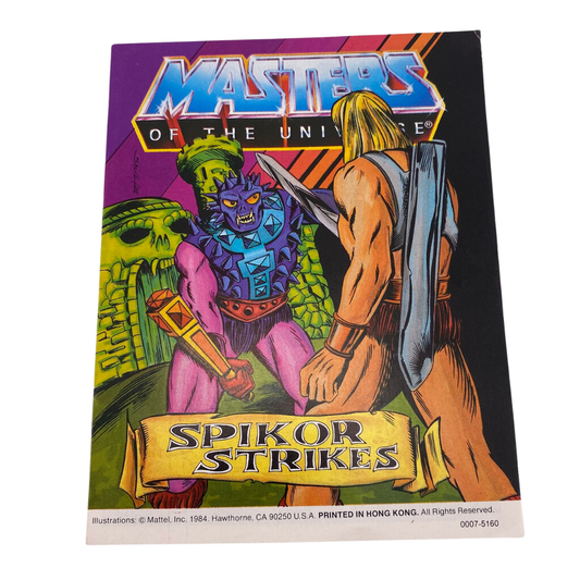 He-Man Masters Of The Universe Spikor Strikes comic for figure 356