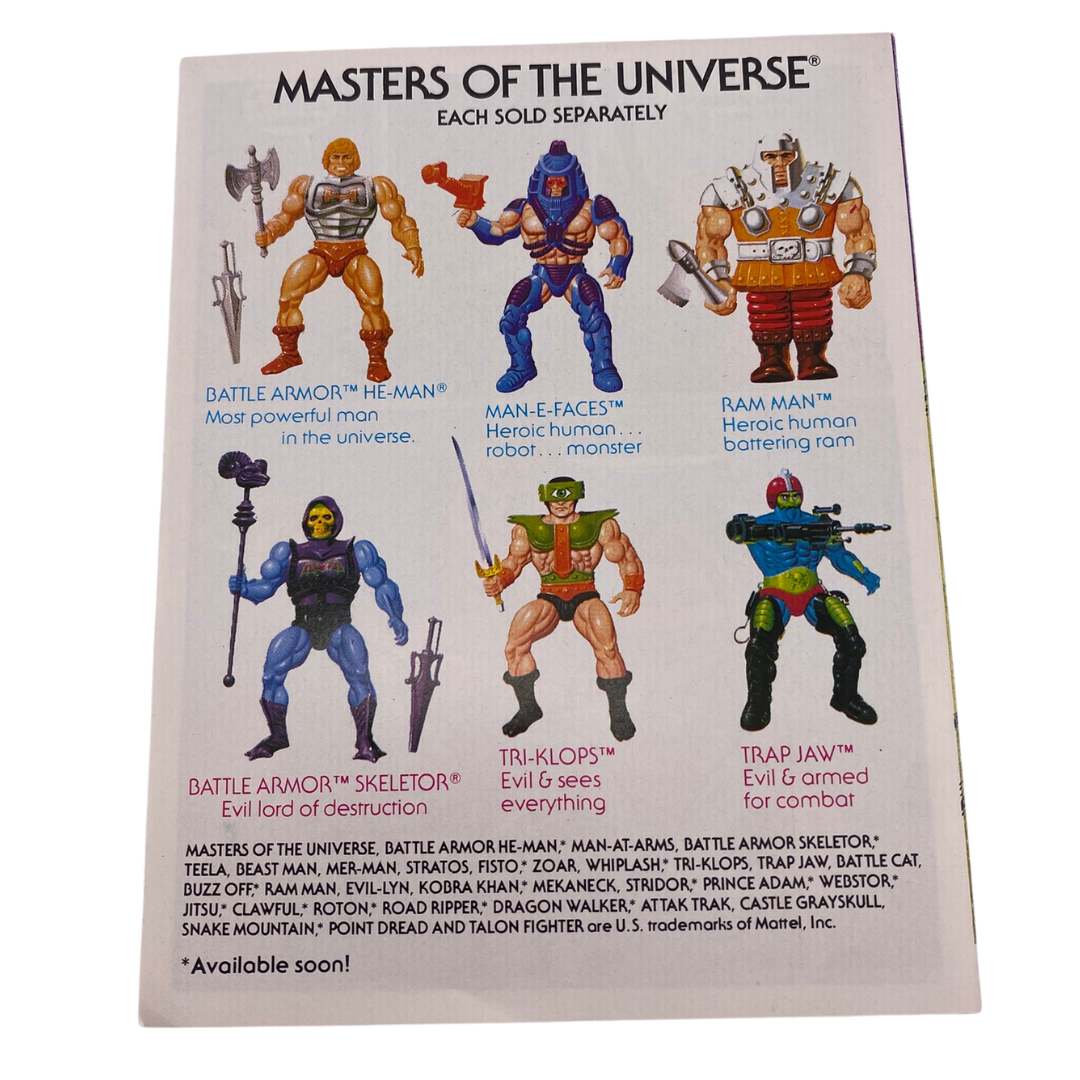 He-Man Masters Of The Universe Spikor Strikes comic for figure 356