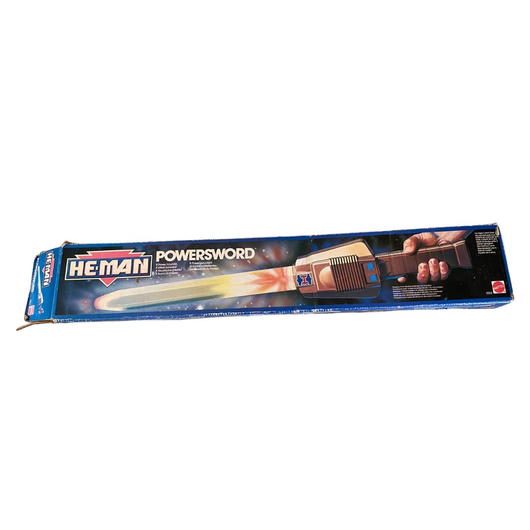 He-Man Masters Of The Universe Power Sword with box working electronics