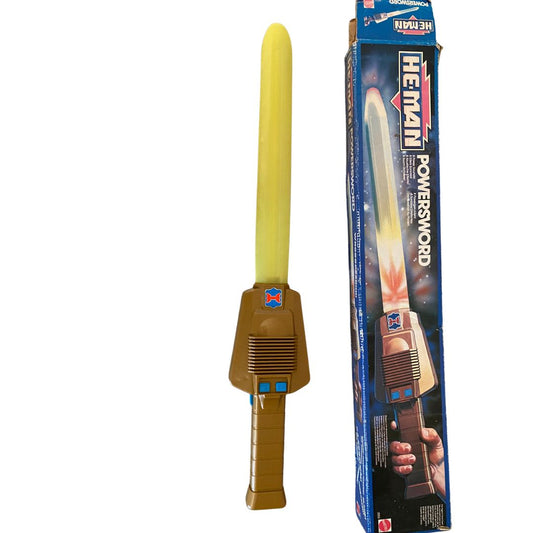 He-Man Masters Of The Universe Power Sword with box working electronics