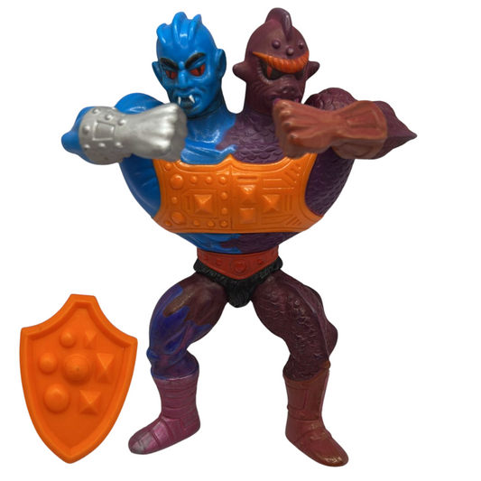 Vintage Two Bad figure complete MOTU Masters Of The Universe, 2 Bad, 831
