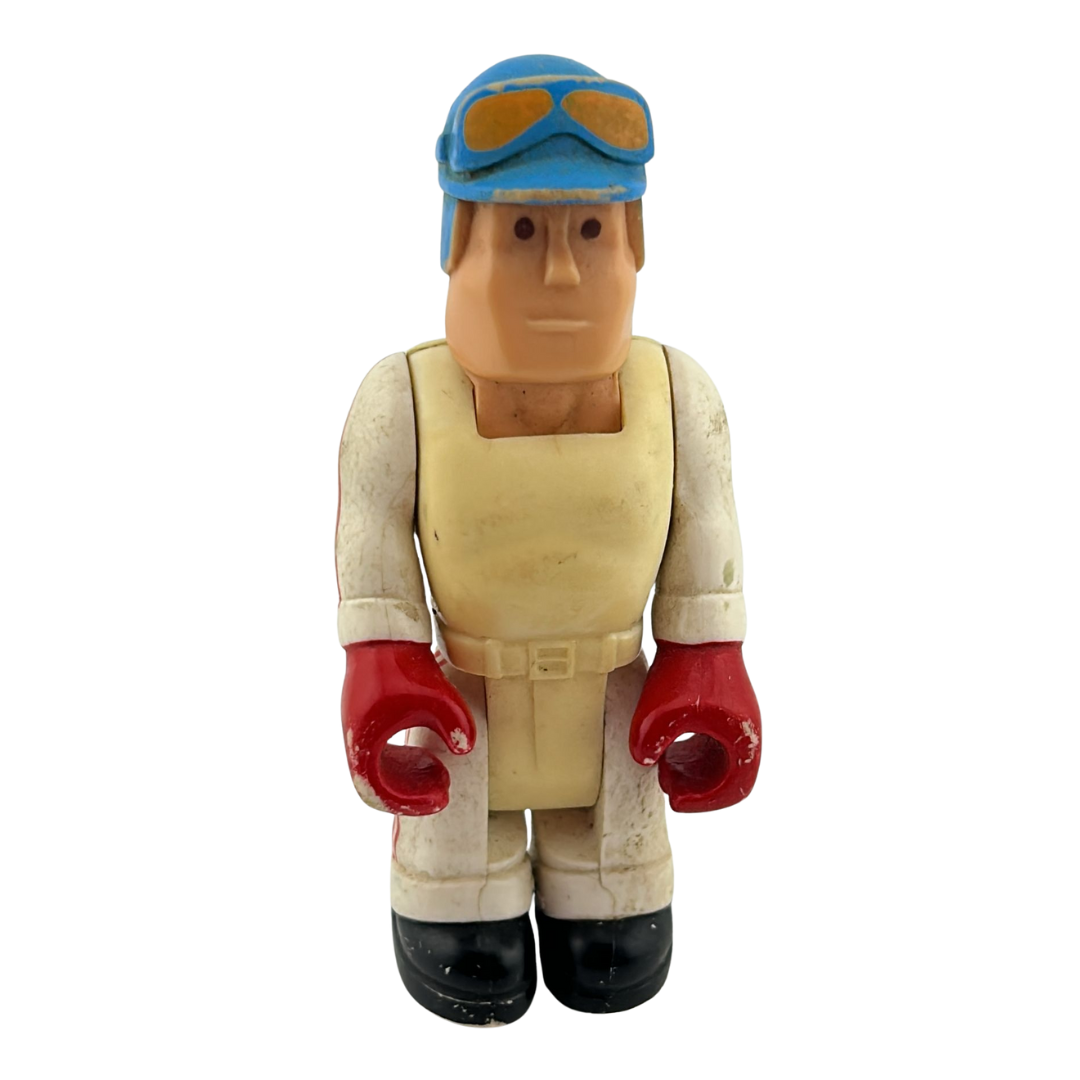 Fisher Price Husky Helpers Race Car Driver 1978 vintage toy figure 45