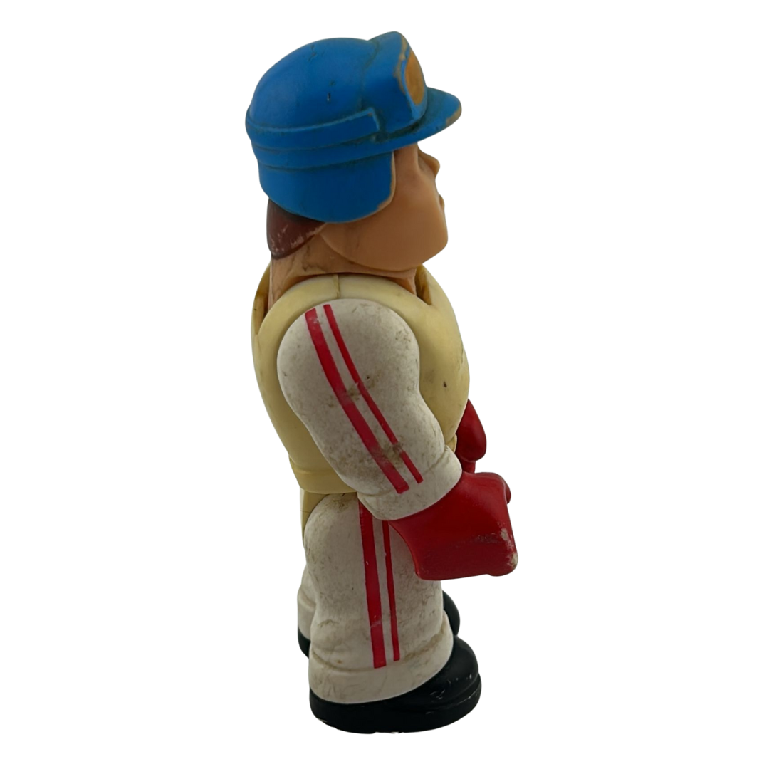 Fisher Price Husky Helpers Race Car Driver 1978 vintage toy figure 45