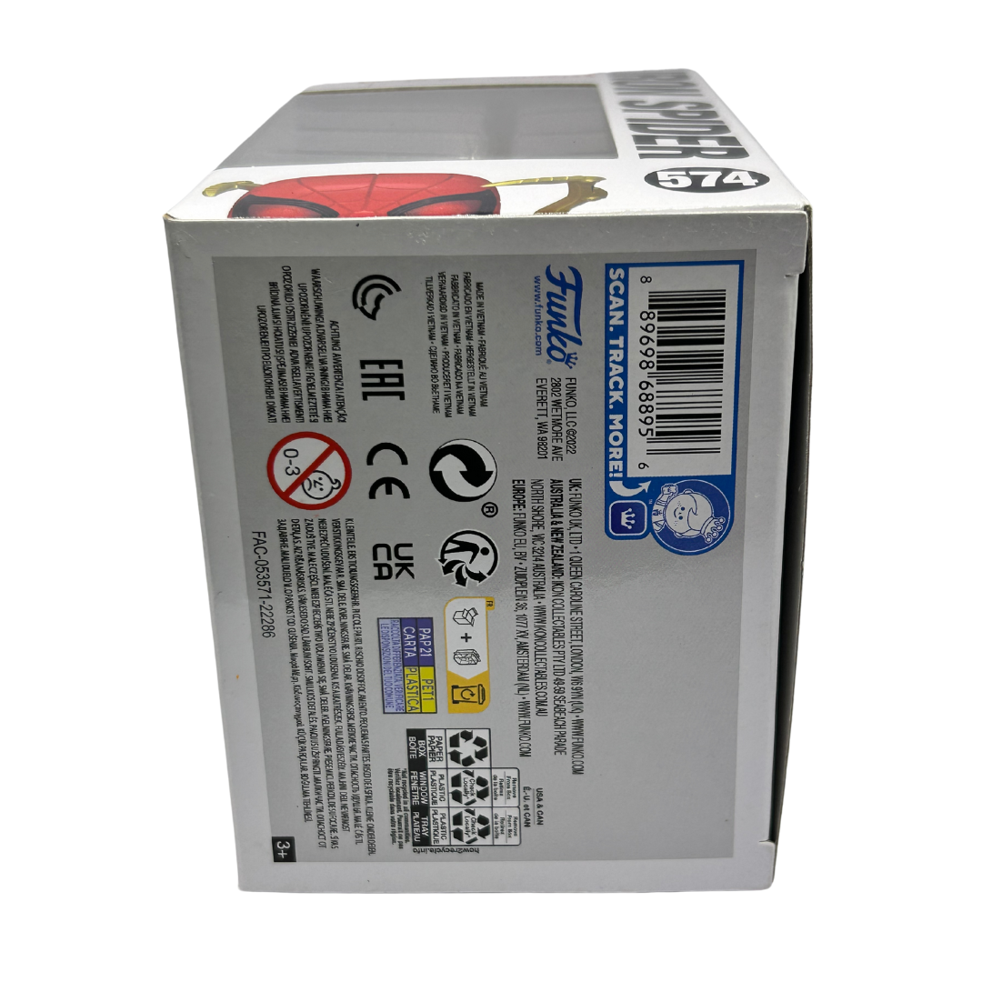 Pop Vinyl Iron Spider  limited edition 574 glows in dark exclusive