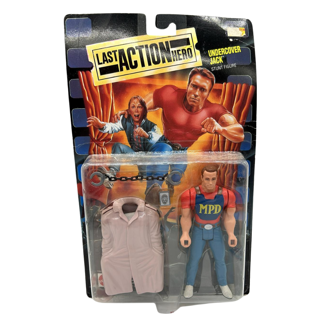 Last Action Hero Undercover Jack MOC Mint Carded 1993 Schwarzenegger 205